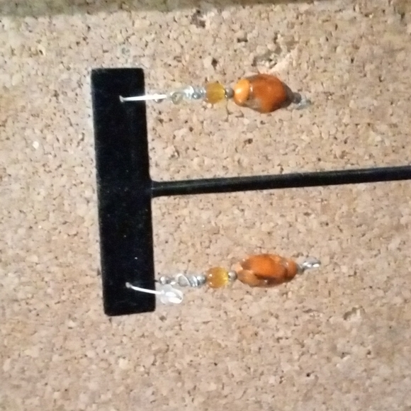 Earrings  /  Dangling  /  Handmade - Picture 4 of 4